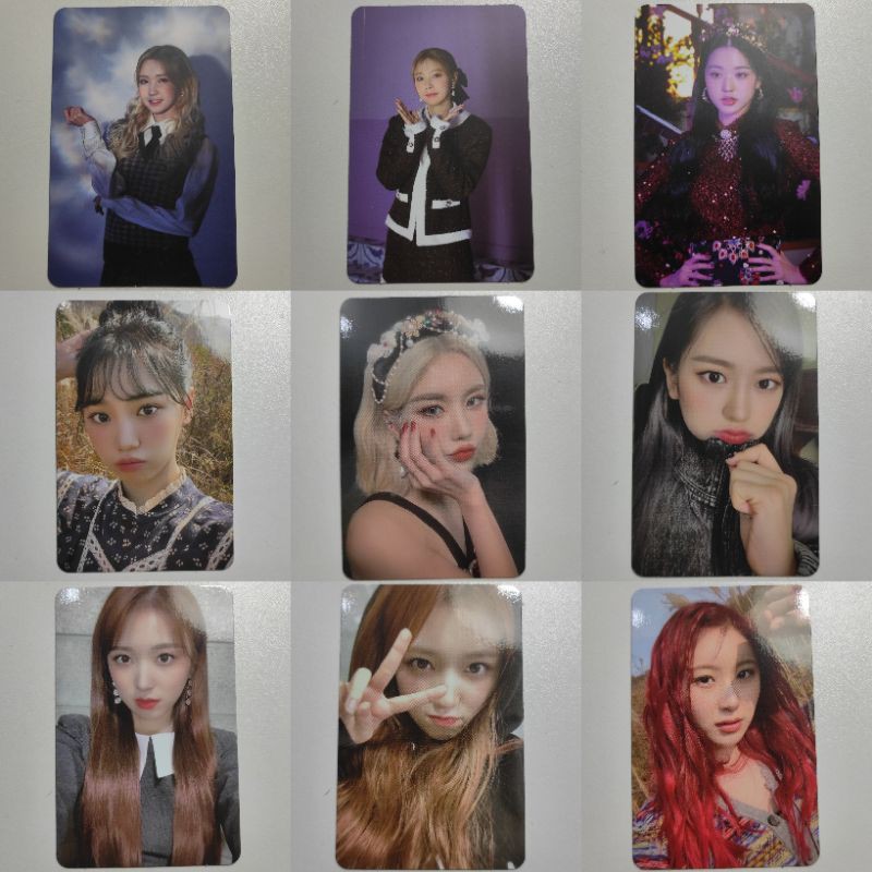 OFFICIAL IZONE ONE REELER PHOTOCARD WONYOUNG/CHAEWON/YUJIN/EUNBI/NAKO/HITOMI/HYEWON/CHAEYEON