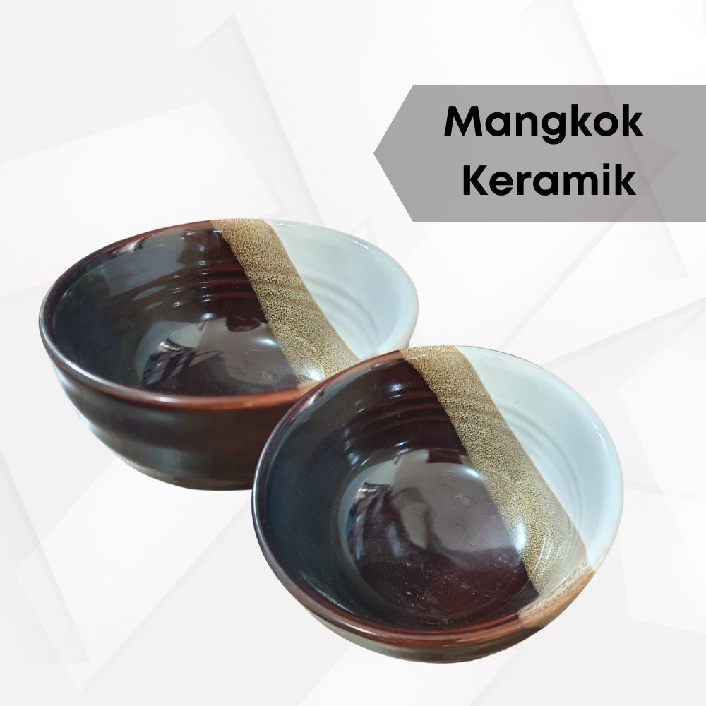 Mangkok Keramik - Mangkok Soup - Mangkok Keramik Tebal - Mangkuk Sup - Mangkuk Keramik