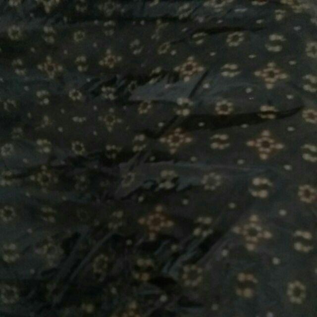 Gamis Mataram Parang Black/long Dress Batik Syari/terusan Batik/seragam Batik/gamis Batik Busui