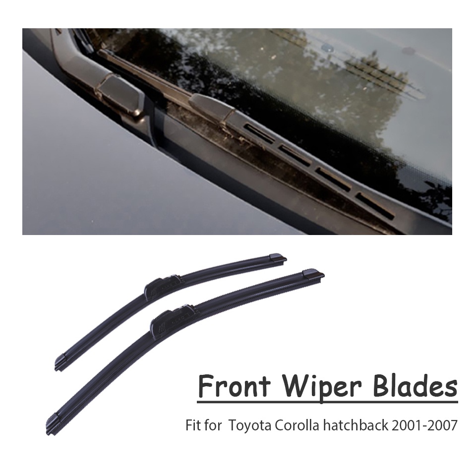 1 Set Karet Wiper Kaca Depan Mobil Untuk Toyota Corolla 2013 2012 2011 2010-2001