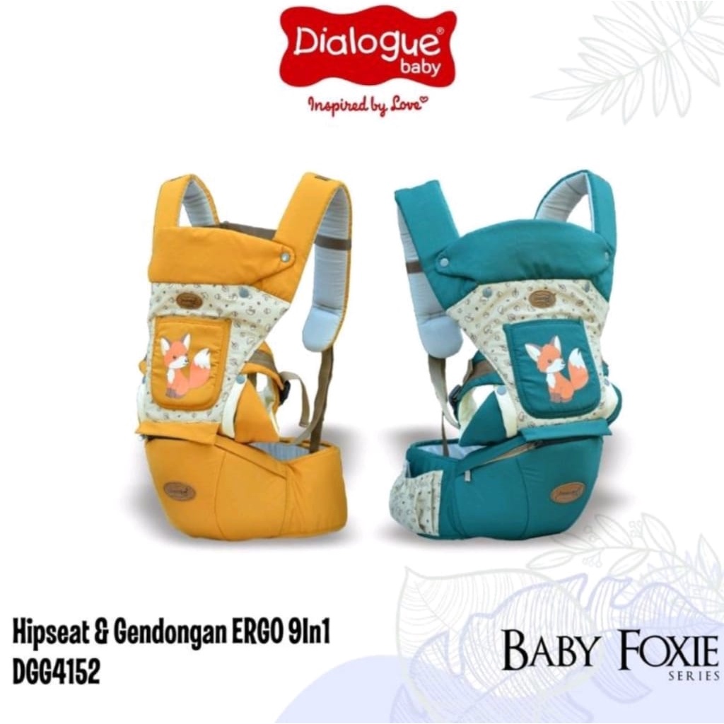 Babyshel / Dialogue Hipseat Foxie Series DGG4152 / Gendongan Hipseat / Gendongan Depan