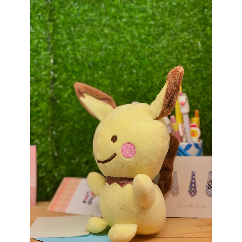 BONEKA POKEMON PIKACHU EEVEE BULBASAUR CHARMANDER SQUIRTLE CLEFAIRY 20CM