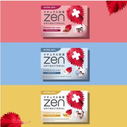 * NCC * ZEN Sabun Mandi Batang Anti Bacterial Soap Efektif Melawan Kuman - Netto 70 gr