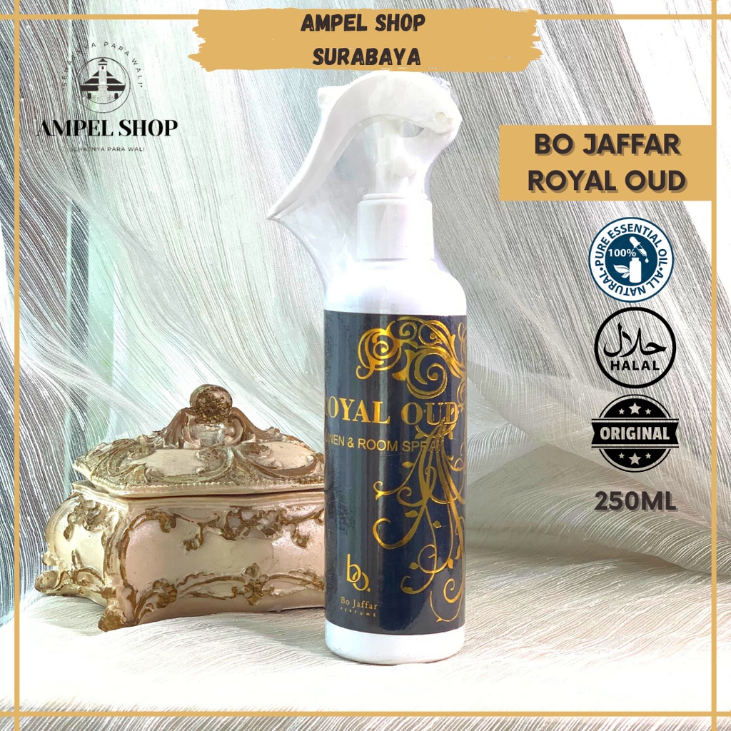Bo Jaffar Royal Oud Pengharum Ruangan Linen & Room Spray / Parfum Ruangan Arab Karpet Arabian [SPRAY