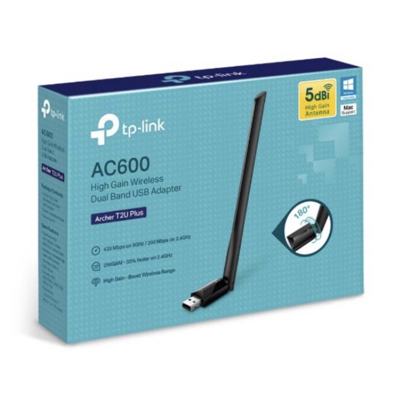 TP LINK ARCHER T2U PLUS WIFI ADAPTER