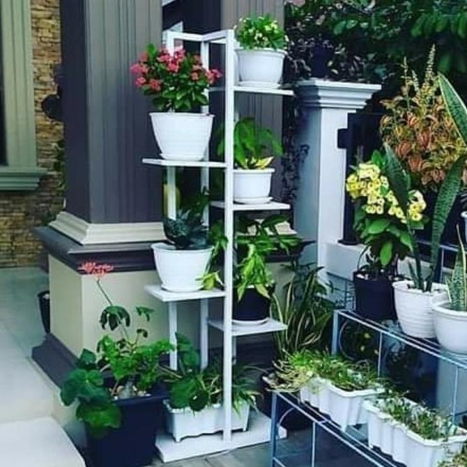 Rak Bunga Standing Pot 7 Susun - Rak Hias Pajangan Ruang Tamu