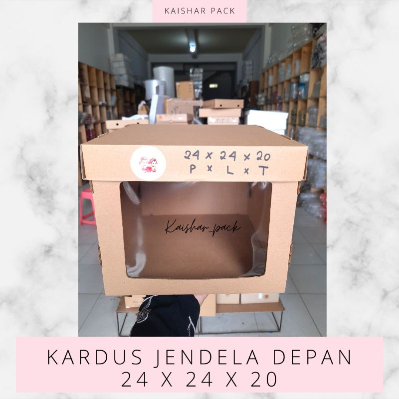 

KARDUS JENDELA DEPAN 24X24X20 / PIECES