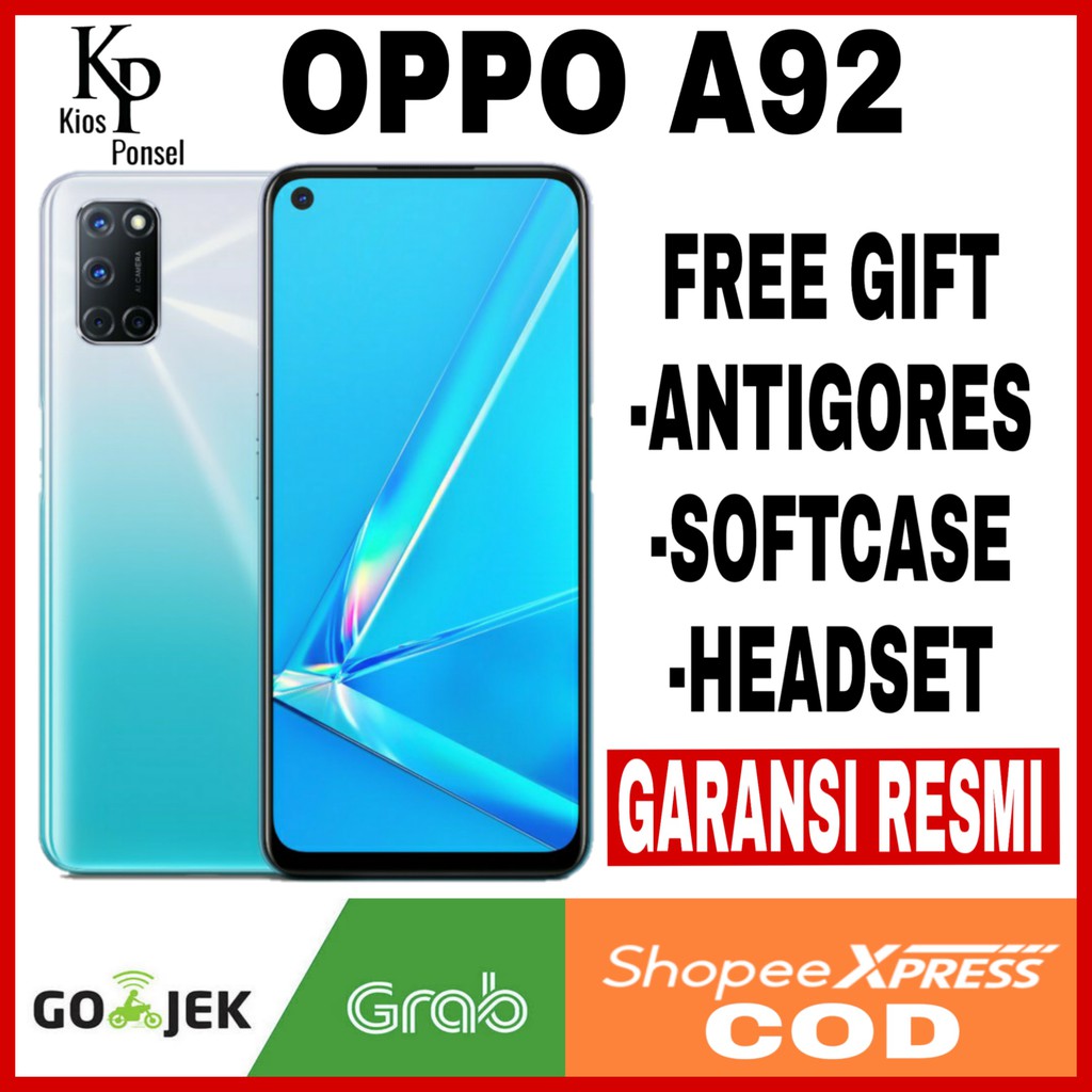 OPPO A92 2020 Ram 8GB/128GB Garansi RESMI OPPO Indonesia