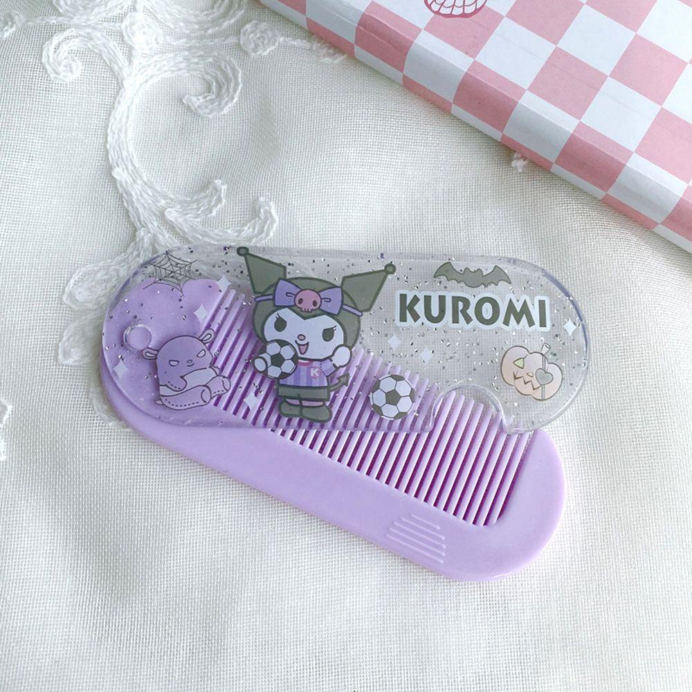 Sisir Lipat Agustina Mymelody Kawaii Travel Gadis Hadiah Kitty Anak Sikat Perawatan Rambut