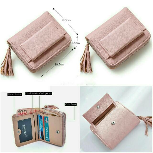 YA 052 - Wallet / Dompet Wanita Lipat Mini fashion korea fatin