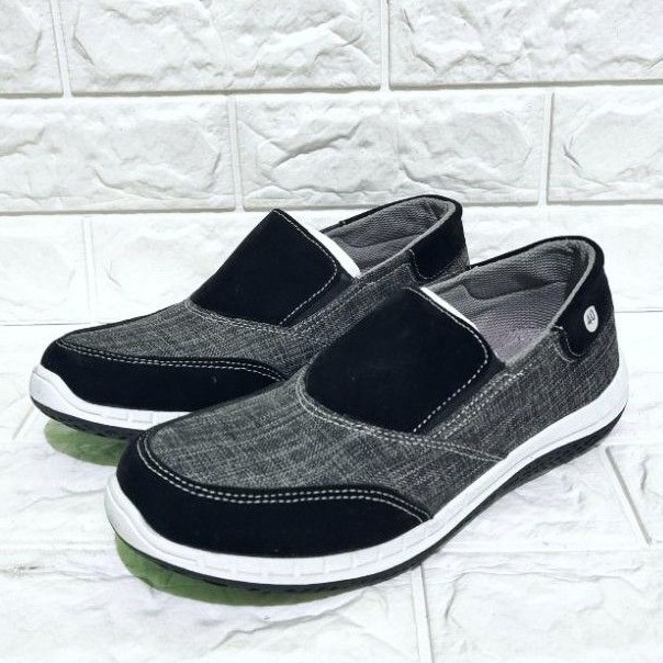 Sepatu casual pria selop santai slop slip on murah