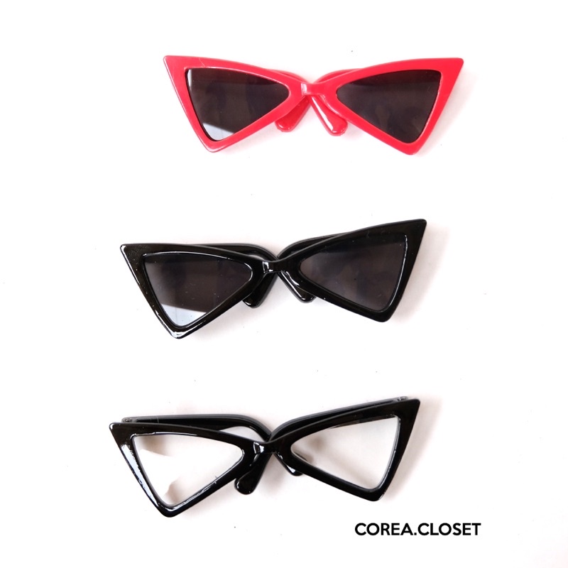 READY STOCK Glasses cute for kpop doll 15cm upsetduck 20cm skzoo (NEW Version)  (aksesoris kacamata 