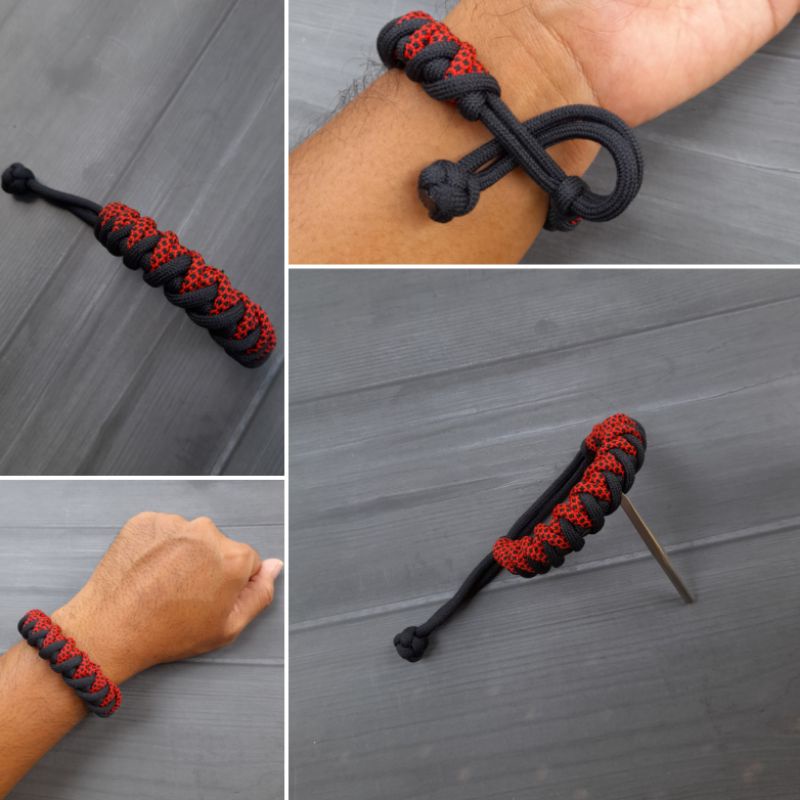 Gelang Paracord Cyclone Wrap Mad Max Style