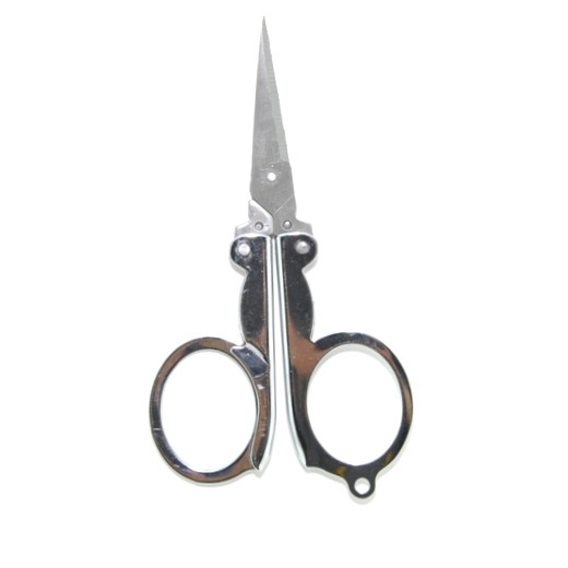 VOM SKU-0286 Gunting Lipat Stainless Steel Klasik / Travel Scissor - 0286