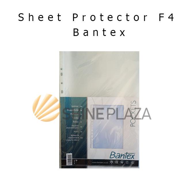 

BAYAR DITEMPAT Sheet Protector - PP Pocket F4 - Bantex BERMUTU Kode 1288