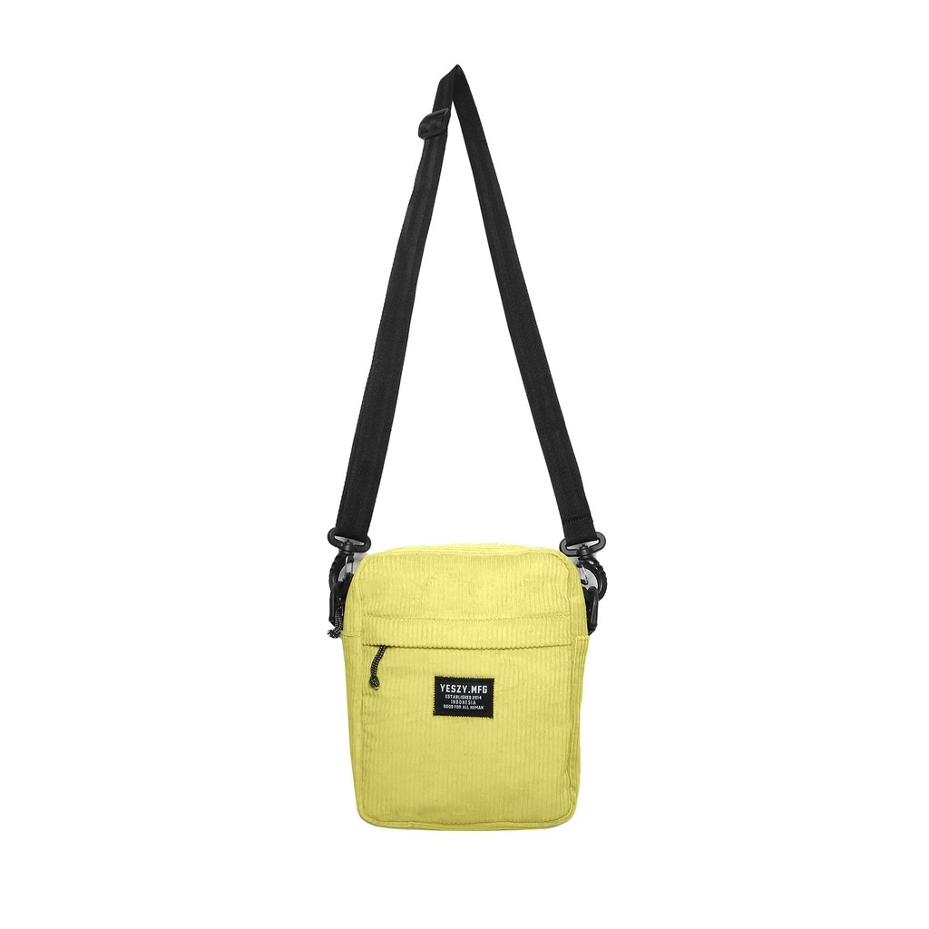 YESZY.MFG - Neo Corduroy Lemon Yellow Shoulder Bag