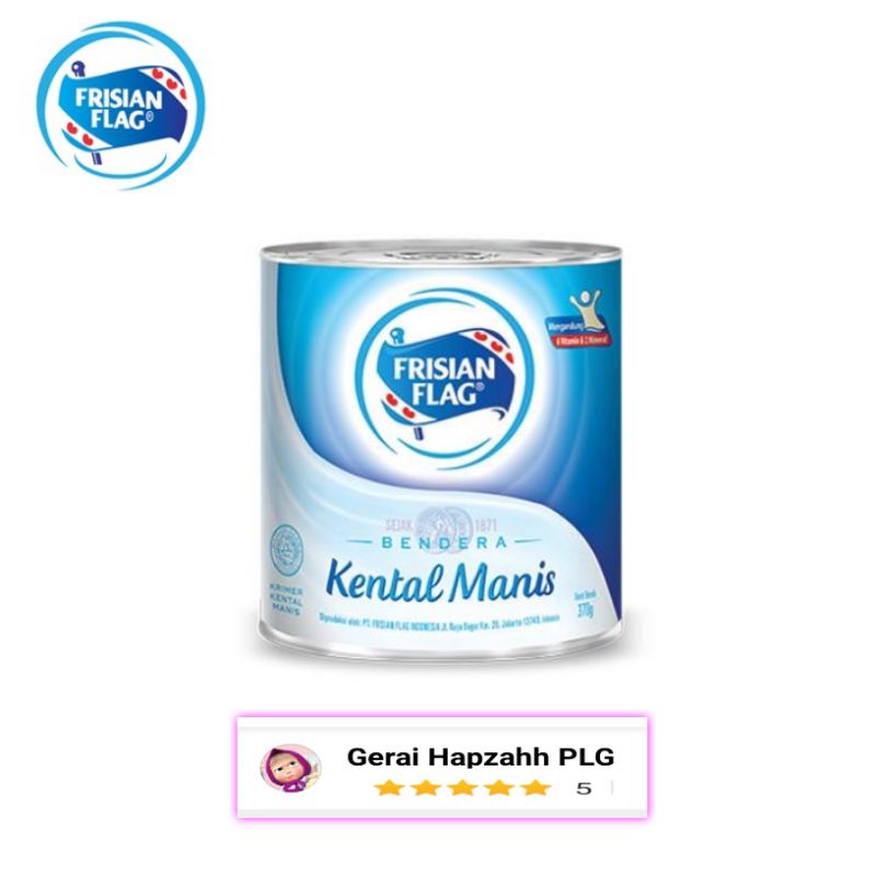 

Frisian Flag Susu Kental Manis Full Cream 370gr