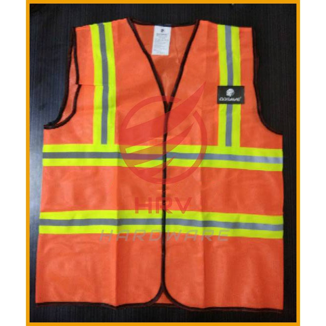 Rompi Kombinasi Polyester HIJAU Double Scotlite Polyster Safety Vest Polister