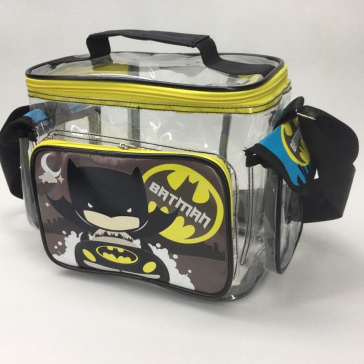 ♚ Showme TAS TEMPAT MAKAN Anak Sekolah/ Lunch Bags / GOODIE BAG / Sling Bags BATMAN CUTE ✵