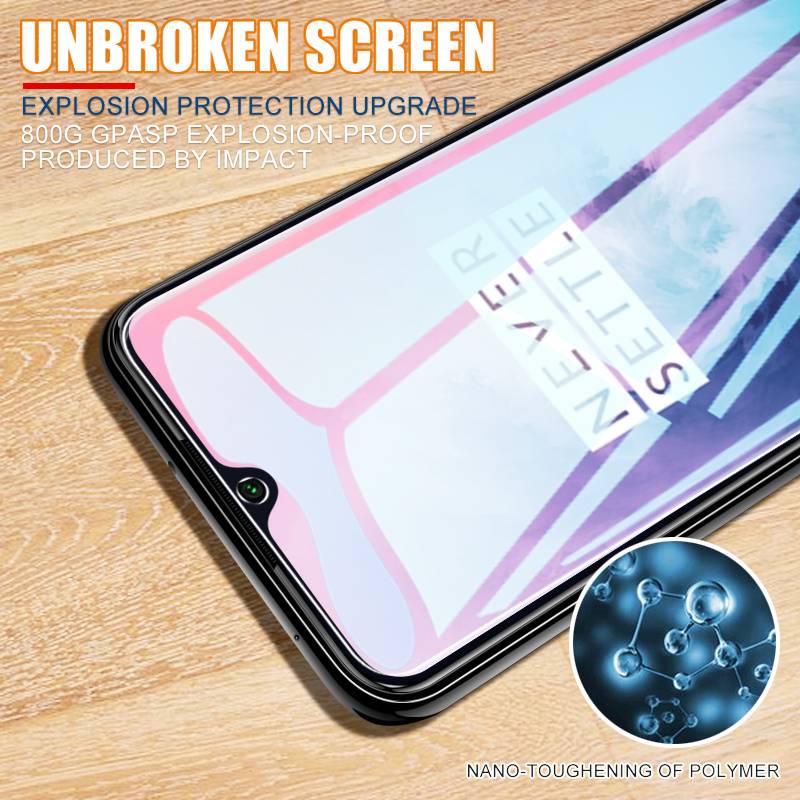 3pcs Pelindung Layar Tempered Glass Full Cover Untuk Oneplus 7t / 7 Pro / 7 / 7t Pro / 6t / 6 / 5t / 5 / 8 / 9t / 8 Pro