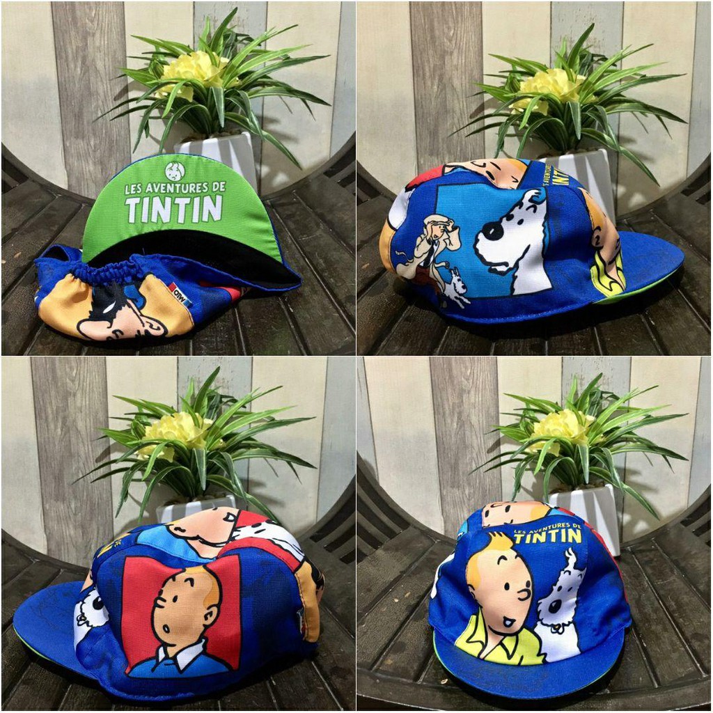 Topi Sepeda Cycling Cap OTW LES ADVENTURES DE TINTIN