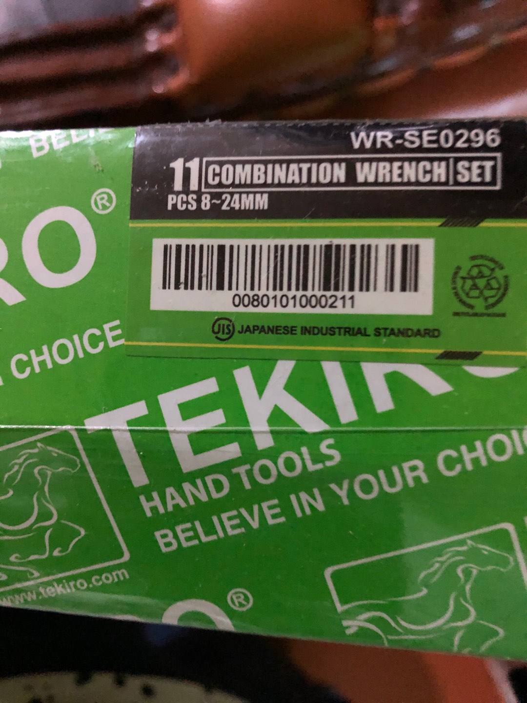 Tekiro Kunci Ring Pas Set 11 Pcs 8-24 Mm