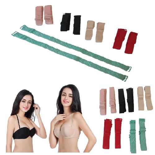 Tali bra Motif Sepasang Tali bra Motif Pack Nude  Tali bh Motif elastis