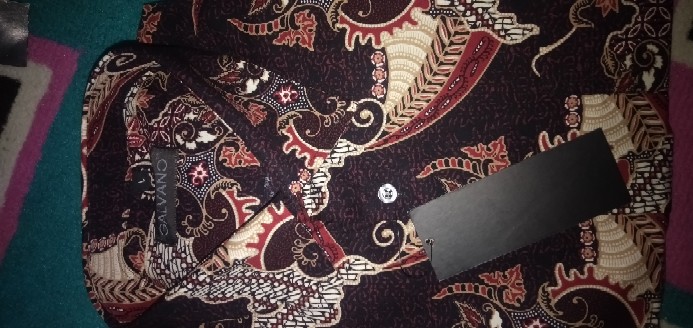 Galvano Kemeja Batik Big Size Pria Baju Lengan Pendek Atasan Batik Modern Reguler Fit Besar