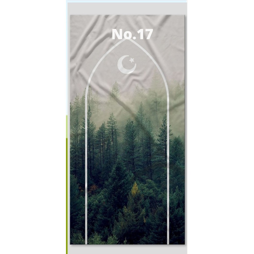 SAJADAH TRAVELING SEJADAH ALAT SOLAT PRINT TEKSTIL DESAIN CUSTOM