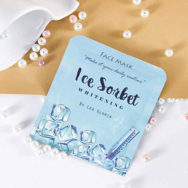 Masker Bubuk Ice Sorbet By Lea Gloria