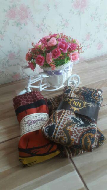 Jilbab Hijab Segi Empat Voal Square Motif Batik Tunik Etnik