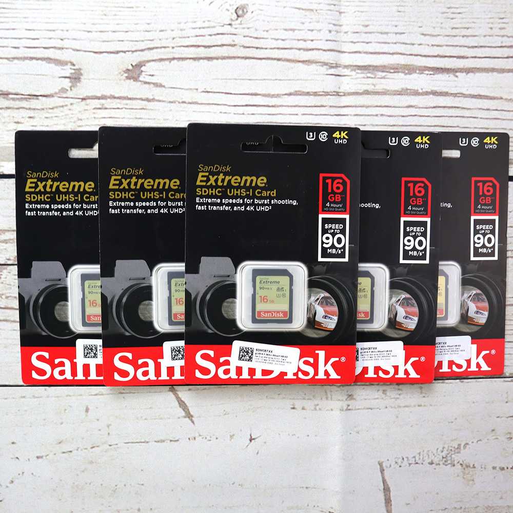 IDN TECH - SanDisk Extreme SDHC/XC Card UHS-I Class 10 V30 (90MB/s) - SDSDXNE