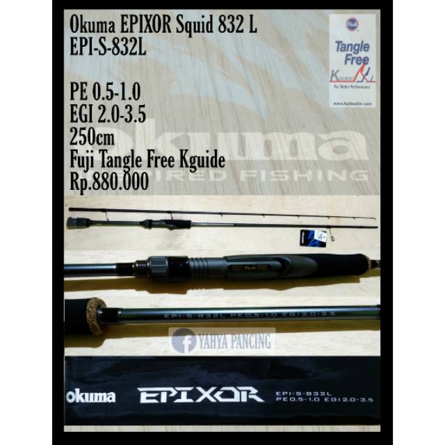 Rod / Joran Okuma EPIXOR Squid 832 L
