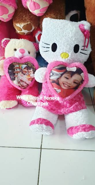 {Ukir Nama / Foto} Bordir Boneka Teddy Bear Jojon XL