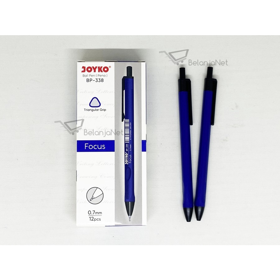 Pen Cetek Pulpen Ballpoint Ball Pen Joyko Vocus BP-338 0.7mm [1 LUSIN]