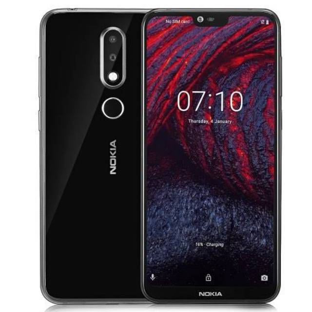 Nokia X6 Nokia 6.1 Plus 4G Ram 64G Layar 5.8 HD rom global - Hitam