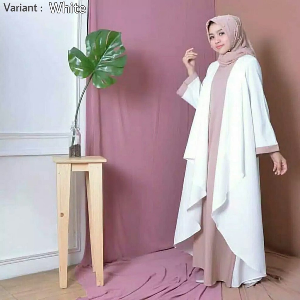 [SALE] Azkia Dress | Azkiya Maxi | Baju Abaya Muslim Termurah