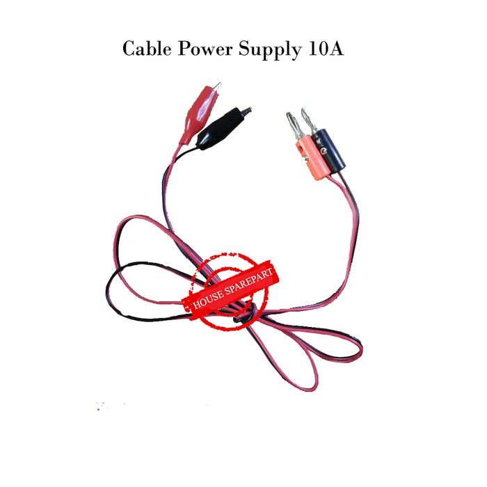 KABEL POWER SUPPLAY / CABLE POWER SUPPLAY PANJANG HITAM MERAH