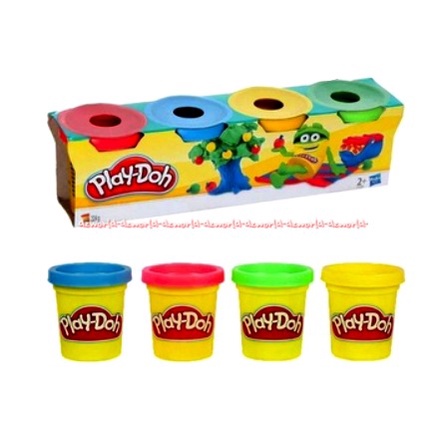 Play doh Tub Mini 4 pack Lilin Playdoh mini 4pack Play-doh ori tub mini Isi 4