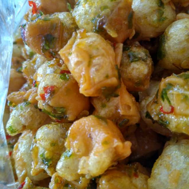 

Seblak siomay kering