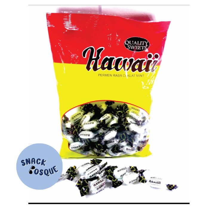 

PERMEN HAWAII MINT COKLAT 100GR / PERMEN JADUL HAWAII MINT CHOCOLATE