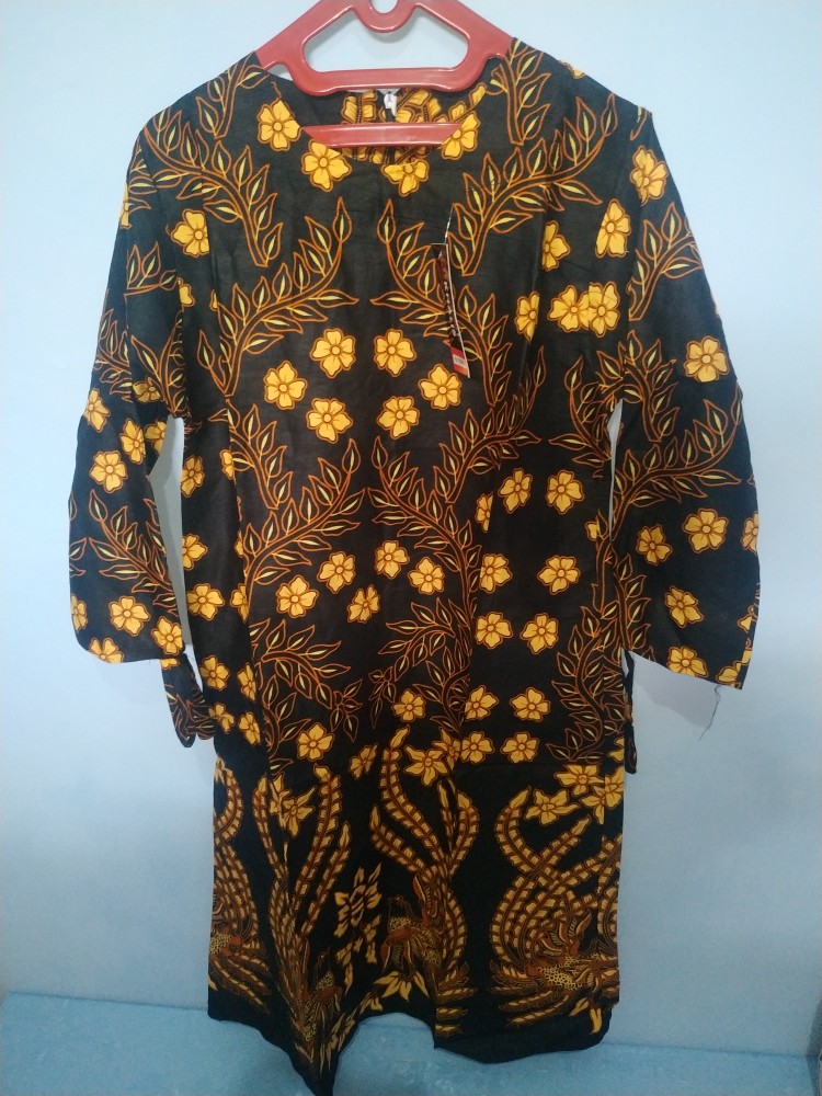 Batik Couple Pria Wanita Motif Cendrawasih Baju Seragam Alkhalis