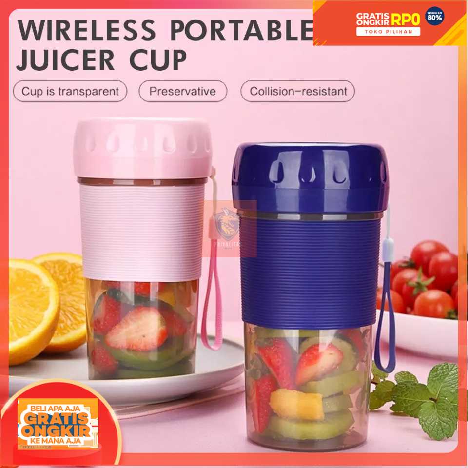 Gelas Blender Juicer Portable Juicer Mini Portable Random