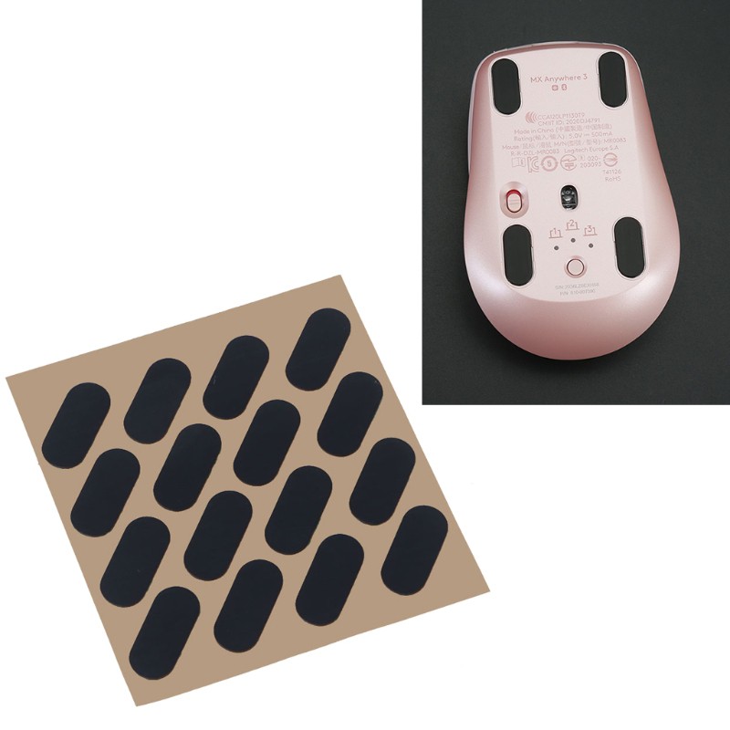 Zzz 4 Set / Pak Stiker Pedal Kaki Mouse Pengganti Untuk Logitech Mx Anywhere 3