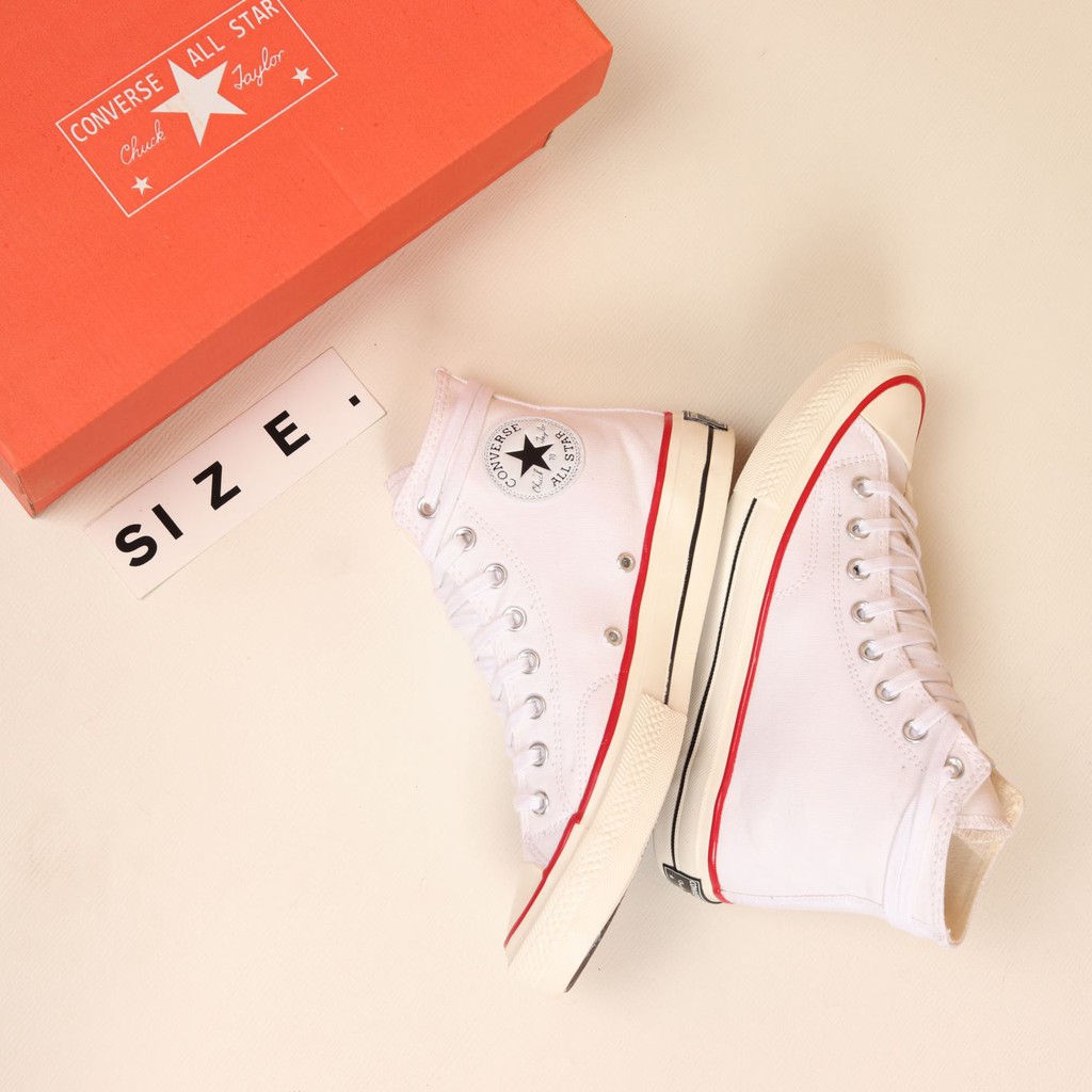 Sepatu Converse 70s Hi White Egret