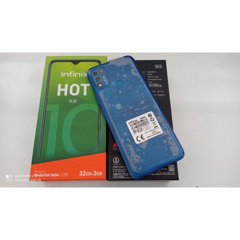 Infinix Hot 10 play ram 3/32 second