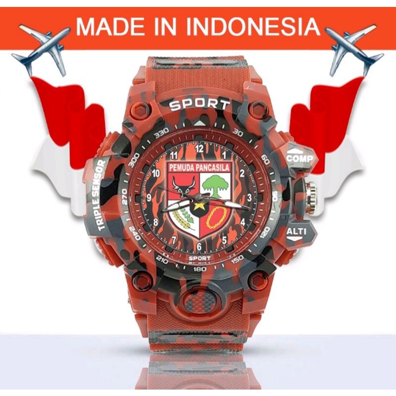 bisa custom jam tangan pemuda pancasila PP polri persit tni kopasus