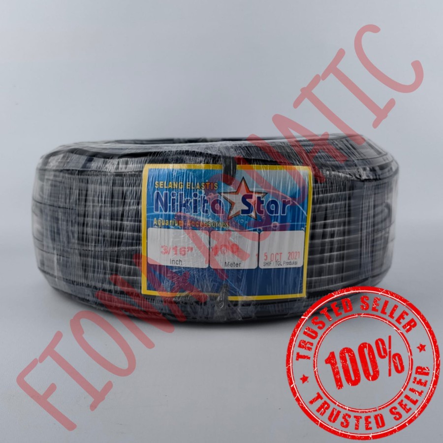 1 ROLL SELANG AERATOR HITAM 100 METER / SELANG AERATOR NIKITA 3/16