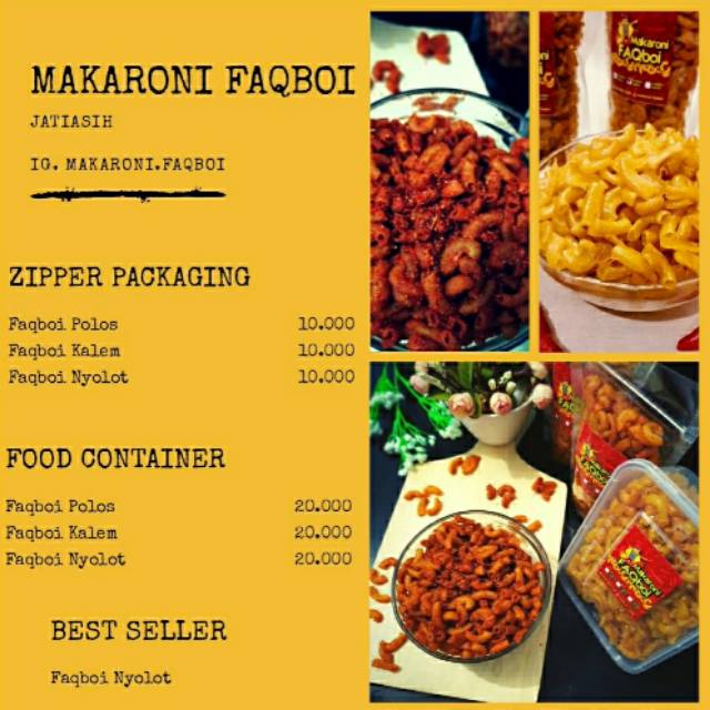 

Makaroni goreng Makaroni Faqboi