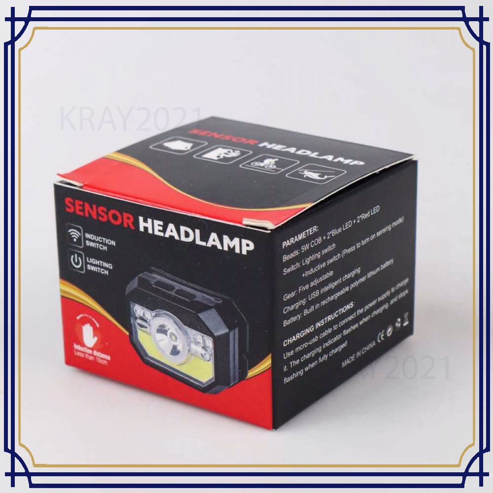 Senter LED Kepala Headlamp Waterproof XPG + COB - LH-K28